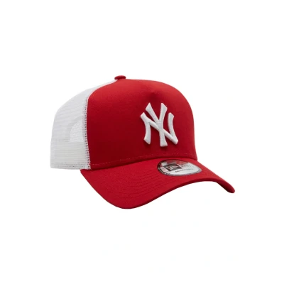 Abbildung von New Era Clean Trucker 2 Adjustable Cap NY Yankees Rot Red White, Size:ONE Size