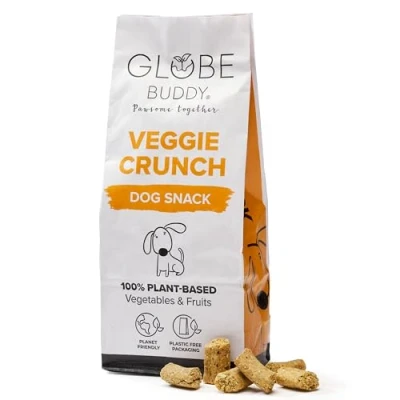 Abbildung von Globe Buddy Veggie Crunch Vegane Hundeleckerlis aus Gemüse &amp; Früchten Die nachhaltige Wahl Getreidefrei Ohne künstliche Zusätze 200 g