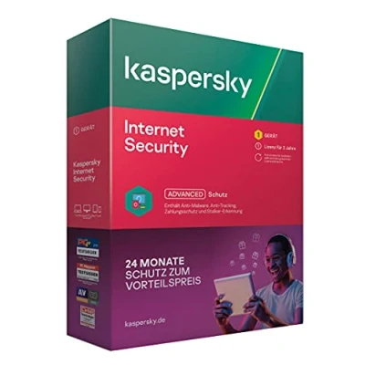 Abbildung von Kaspersky Internet Security 2022 1 Gerät 2 Jahre Limited Edition Windows/Mac/Android Aktivierungscode in Standardverpackung