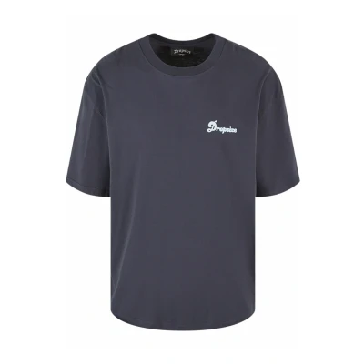 Abbildung von Dropsize Heavy GROW RICH Tshirt print, Herren, Größe: Large, Navy