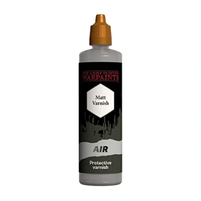 Abbildung von The Army Painter Airbrush Matt Varnish Mattlack, 100 ml Tropfflasche, Acrylfarbe, Lack für und Malerei, Wargaming Miniaturen, perfekt Tisch Brettspiele