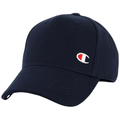 Abbildung von Champion Unisex Icons Accessories 805974 Woven Cotton Twill C Logo Baseballkappe, Marineblau, One Size