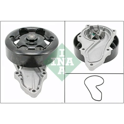Abbildung von INA 538 0803 10 Wasserpumpe mit Riemenscheibe für Keilrippenriementrieb HONDA: Accord 7 Limousine, CR V 3, Tourer