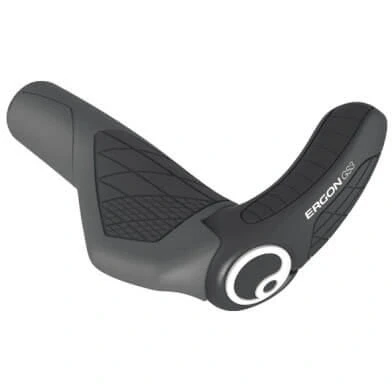 Abbildung von Ergon GS3 Ergonomic Lock on Bicycle Handlebar Grips für MTN Bikes Small Schwarz/Grau