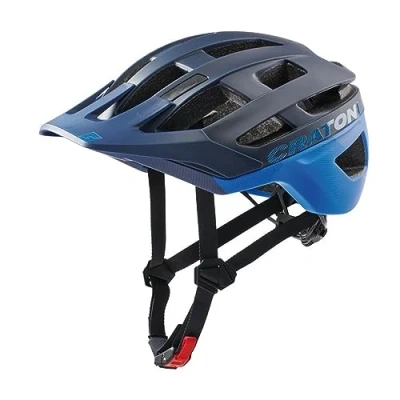 Abbildung von Cratoni Helmets AllRace Fahrradhelm, Schwarz Blau, M L 56 61
