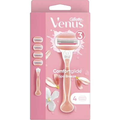 Abbildung von Gillette Venus ComfortGlide Spa Breeze Damenrasierer, 1 Ersatzklingen