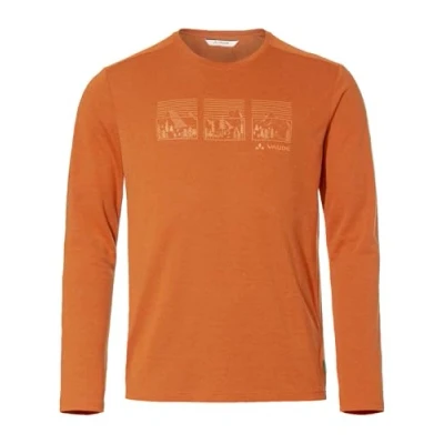 Abbildung von Vaude Rosemoor Langarmshirt, Herren, Größe: Medium, Kumquat
