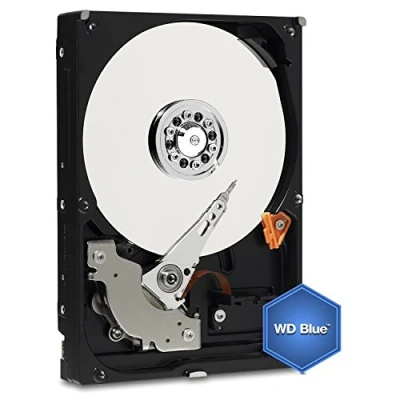 Abbildung von Western Digital WD20EZAZ Festplatte (2 TB, 5400 U/min, SATA, 6 GB/s, 256 MB Cache, 8,9 cm (3,5 Zoll), Blau (Generalüberholt)