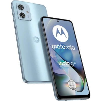 Abbildung von Motorola Mobility Moto g54 5G (6,5&quot; FHD+ Display, 50 MP Dual Kamera, 8/256 GB, 5000 mAh, Android 13) Glacier Blue, inkl. Schutzcover [Exklusiv bei Amazon]