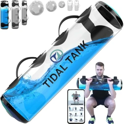 Abbildung von Tidal Tank Klassischer Aqua Bag statt Sandsack Trainings Power mit Wassergewicht, Ultimatives Kern und Balance Workout, bis zu 30 kg