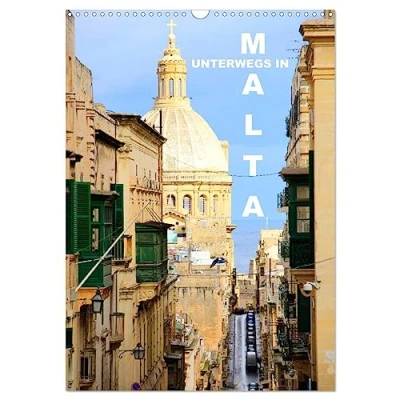 Abbildung von Unterwegs in Malta (Wandkalender 2025 DIN A3 hoch), CALVENDO Monatskalender