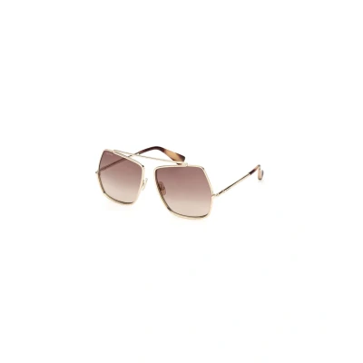 Abbildung von &#039;S Max Mara Elsapetite Sonnenbrille, Damen, Größe: One Size, Gold brown gradient