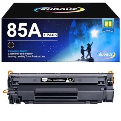 Abbildung von ‎RUDGUZ CE285A 85A Toner Kompatibel für HP Laserjet P1102W Schwarz P1102 M1212NF M1132MFP M1217NFW M1212 M1132 M1210 M1210MFP P1109 (Schwarz, 1er Pack)