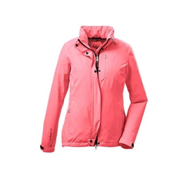 Abbildung von killtec Damen Funktionsjacke mit einrollbarer Kapuze, packbar KOS 25 WMN JCKT, coral pink, 42, 38287 000