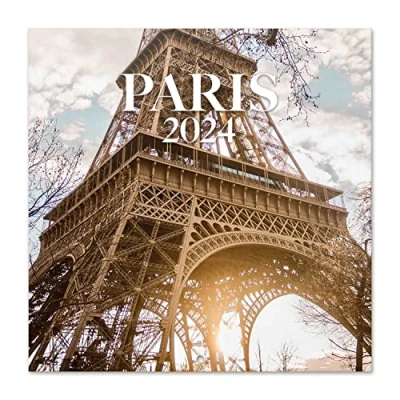 Abbildung von Grupo Erik Kalender 2024 Wandkalender Paris Familienplaner 30 x cm 12 Monate + Letzten 4 2023 auf einer Seite
