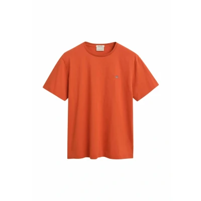 Abbildung von GANT Shield Tshirt basic, Herren, Größe: Medium, Deep orange
