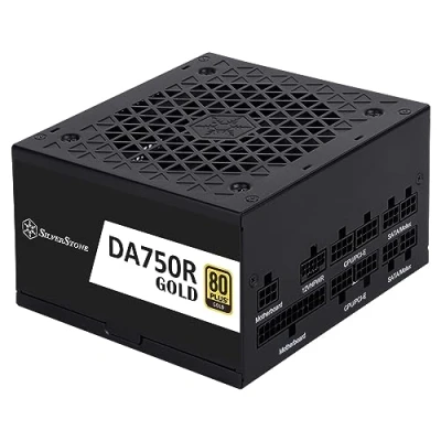 Abbildung von Silverstone SST DA750R GM,80 Plus Gold vollständig modulares ATX Netzteil, 750W, 3,0 &amp; PCIe 5,0