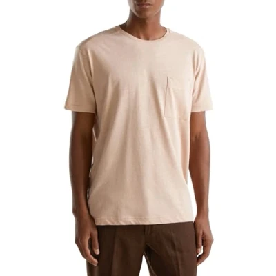 Abbildung von United Colors of Benetton Herren 33cmu101r T Shirt, Dunkles Puder, 04 W, XXL