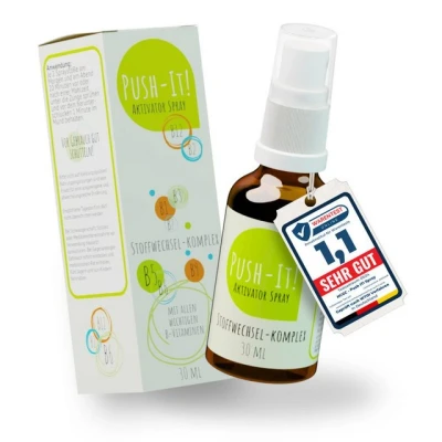 Abbildung von hCGC hochdosiertes Vitamin B Komplex Spray 30ml B12, B6, B1, B2, B3, B5, B7, B9 Vegan, Glutenfrei Unterstützung Stoffwechsel &amp; Energie Kur Nahrungsergänzungsmittel
