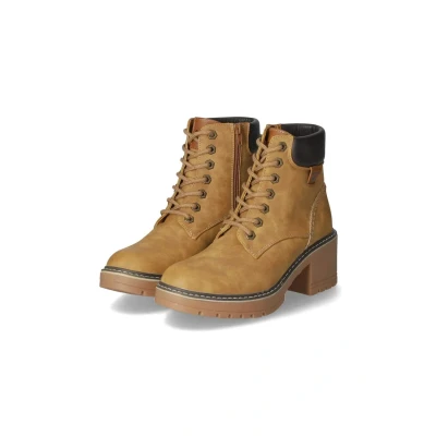 Abbildung von Dockers Plateaustiefelette, Damen, Größe: 41, Beige Schuhe