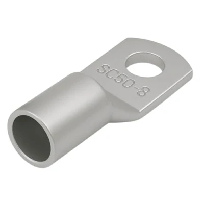 Abbildung von Lumonic 1x Rohrkabelschuh 50mm² M8 I Quetschkabelschuh 50mm2 blank, Ringkabelschuhe 50mm², Kabelschuhe Ringkabelschuh, Kabelringschuhe