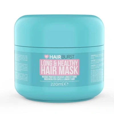 Abbildung von HAIR BURST Haarmaske für geschädigtes Haar Deep Repair Conditioner mit Hitzeschutz Haare Neue Haarpflege Formel Kokosöl, Arganöl &amp; Avocadoöl 220ml