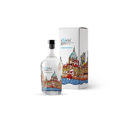 Abbildung von r[h]eingin Tilly Hannover Edition mit hochwertiger Geschenkverpackung Handcrafted Dry Gin Hommage an die Stadt 500ml Einzelflasche 46% Vol. Geschenkidee für Liebhaber