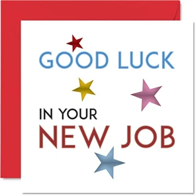 Abbildung von Abschiedskarten für Kollegen, Frauen und Männer Good Luck New Job Sorry Your Leaving In Karte, 145 mm x Grußkarten, lustige Abschiedsgeschenke, Glückwunschkarte