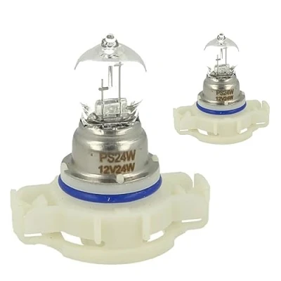 Abbildung von CARALL 2 Stück Halogenlampen 12V für Autos (PS24W FF 24W PG20 3)