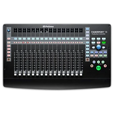 Abbildung von Presonus FaderPort 16 DAW Controller (MIDI mit Kanälen, hochauflösenden Displays &amp; Studio One 3 Artist Vollversion)