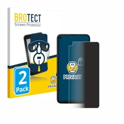 Abbildung von BROTECT (2 Stück Anti Spy Blickschutzfolie für Google Pixel 4a 5G Privacy Screen Protector [Displayschutz Folie, Sichtschutz, Blaulichtfilter]