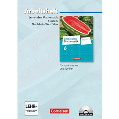 Abbildung von Lernstufen Mathematik Differenzierende Ausgabe Nordrhein Westfalen 6. Schuljahr: Arbeitsheft mit eingelegten Lösungen und CD ROM