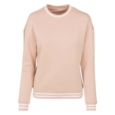 Abbildung von Build Your Brand Sweatshirt Damen College Sweat Crew, Überschnittene Schultern