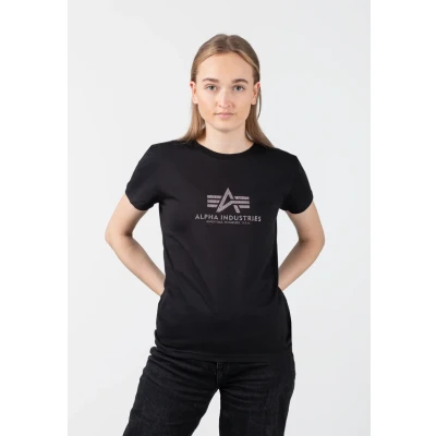 Abbildung von Alpha Industries Damen New Basic T G wmn Shirt, Black, 38