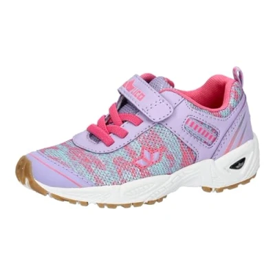 Abbildung von Lico Jungen Unisex Kinder Barney VS Hallenturnschuhe, Lila/Rosa/Türkis, 25 EU
