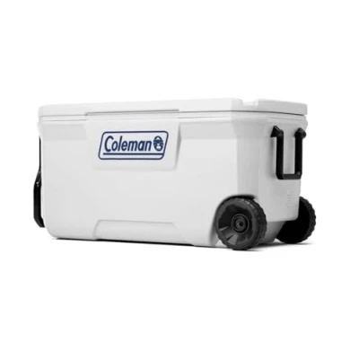 Abbildung von Coleman Marine Xtreme 100QT Super große Kühlbox 94L Hochleistungs Eisbox komplette PU Schaum Isolierung hält 5 Tage kühl, tragbare Thermobox mit UV Schutz