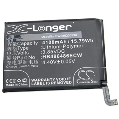 Abbildung von vhbw Akku kompatibel mit Huawei Mate 20 RS Porsche Design, P30 Pro Handy Smartphone Telefon (4100mAh, 3,85V, Li Polymer)