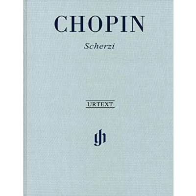 Abbildung von Scherzi (revidierte Ausgabe); Leinen: Besetzung: Klavier zu zwei Händen (G. Henle Urtext Ausgabe)