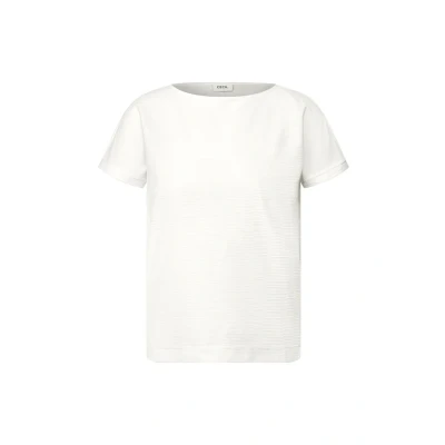 Abbildung von Cecil Struktu IN UNI Tshirt print, Damen, Größe: XS, Weiß