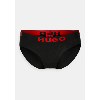 Abbildung von HUGO Brief Sporty LOGO Slip, Damen, Größe: XL, Black