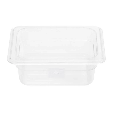 Abbildung von GN Behälter 1/6 Polycarbonat 65 mm Höhe 1 l Füllmenge 17,6 x 16,2 transparent Gastro Gastronormbehälter Kunststoff PC kaufen