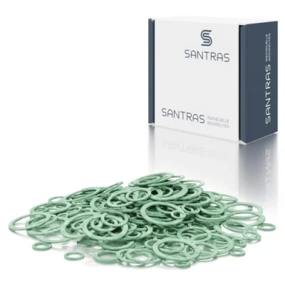 Abbildung von SANTRAS® Flachdichtungen 1 1/2 Zoll [25 St.] für Solar, Gas, Wasser, Heizung und Garten Dichtungsset mit Donit Tesnit® BA 50, dem Alleskönner unter den Dichtungen