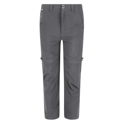 Abbildung von Regatta JNR Highton Stoffhose für Kinder, Größe: 110/116, Grey