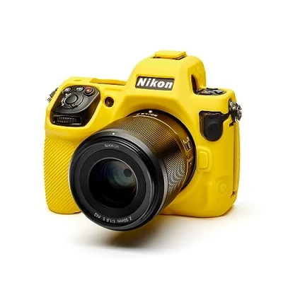 Abbildung von easyCover Silikon Kameratasche Schutz für Ihre Kamera Nikon Z8 Gelb