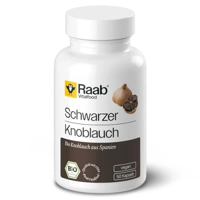 Abbildung von Raab Vitalfood Schwarzer Knoblauch 50 St