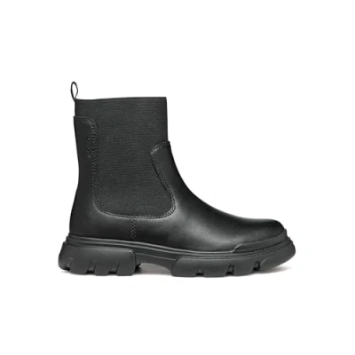 Abbildung von Geox J JUNETTE GIRL C Chelseaboots Plateaustiefel, Schlupfstiefel, Winterstiefel mit Blockabsatz