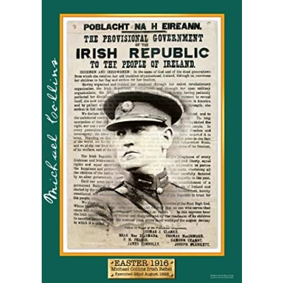 Abbildung von Pierce Manifolds Exclusive A4 Easter 1916 Michael Collins Poster Irish Rebel Leader