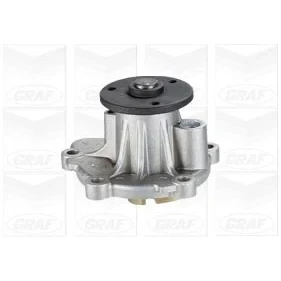 Abbildung von GRAF PA1186 Wasserpumpe mit Dichtung mechanisch Messing für Keilrippenriementrieb HYUNDAI: SANTA FE 2, ix35, Sonata V, KIA: SORENTO CARENS 3