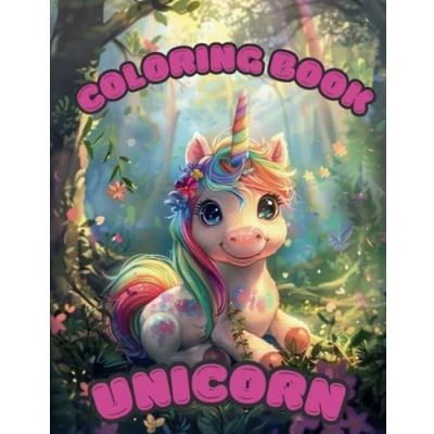Abbildung von Einhorn Malbuch für Kinder ab 2 Jahren, Unicorn Coloringbook for Kids: Ausmalbuch Einhörner