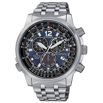 Abbildung von Citizen Montre à Quartz Radio Controlled, ECO Drive, Titane, Bleu, CB5850 80L